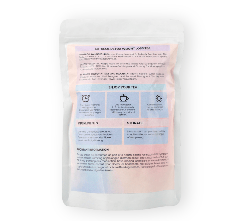 Té adelgazante Infinity de 28 días